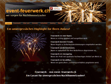Tablet Screenshot of event-feuerwerk.ch